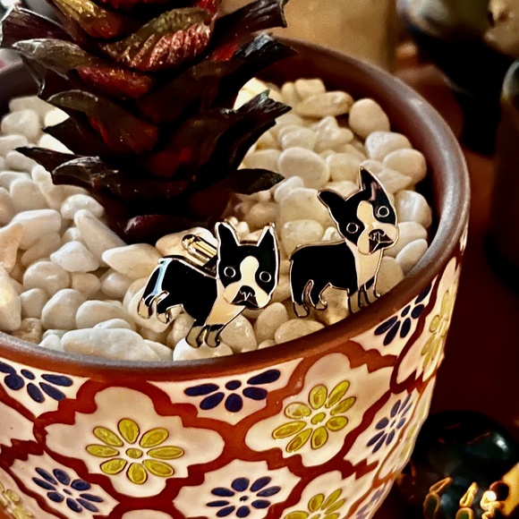 IOTA LINKS - CUFF LINKS  - BOSTON TERRIER  brand new in gift box - Picture 4 of 12